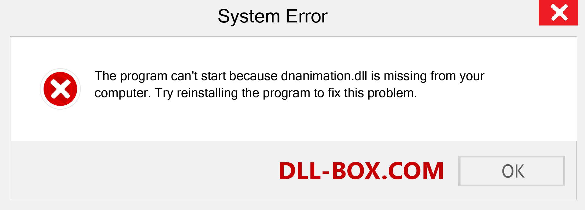  dnanimation.dll file is missing?. Download for Windows 7, 8, 10 - Fix  dnanimation dll Missing Error on Windows, photos, images